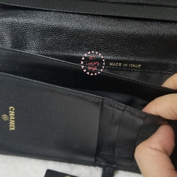 CHANEL black long wallet. Guaranteed authentic. - Picture 6 of 10